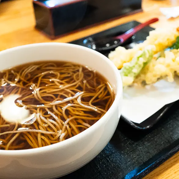 天ぷら蕎麦の写真