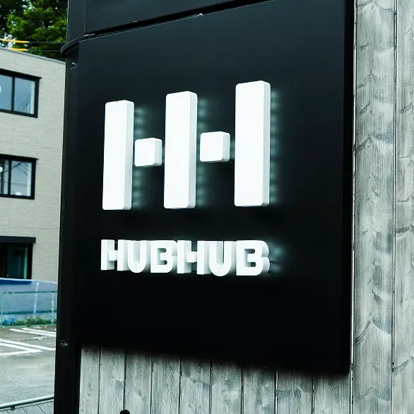 HUBHUBのロゴ
